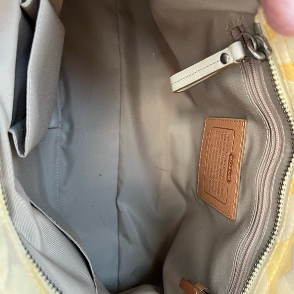 Coach Hampton Optic Signature Stripe Satchel - Picture 7 of 12